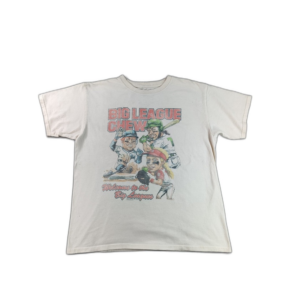 AMERICAN CLASSICS Big League Chew Graphic Tee Youth White Cotton Short Sleeve